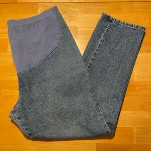 Stylish Maternity Blue Jeans